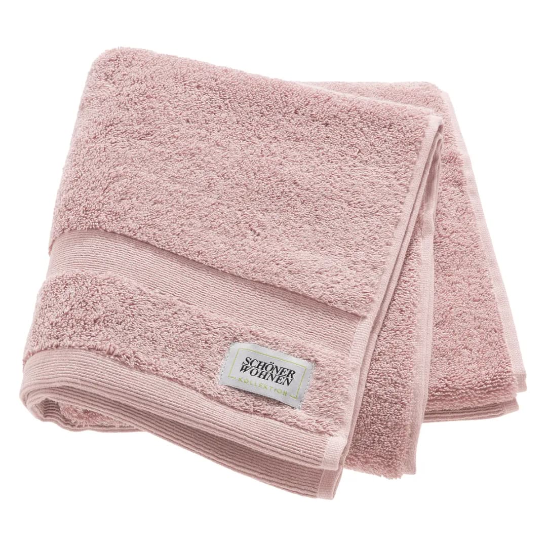 Handtücher Schöner Wohnen Cuddly 50 x 100cm Pink/Mauve | Rosa