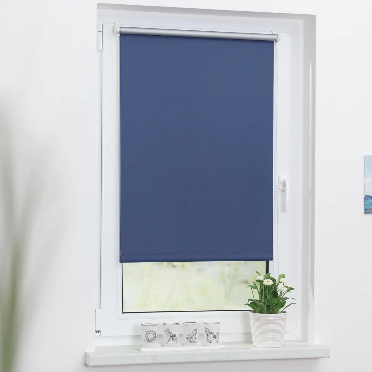 Thermo-Rollo Spotswood IV 60 x 150cm Blau | Blau