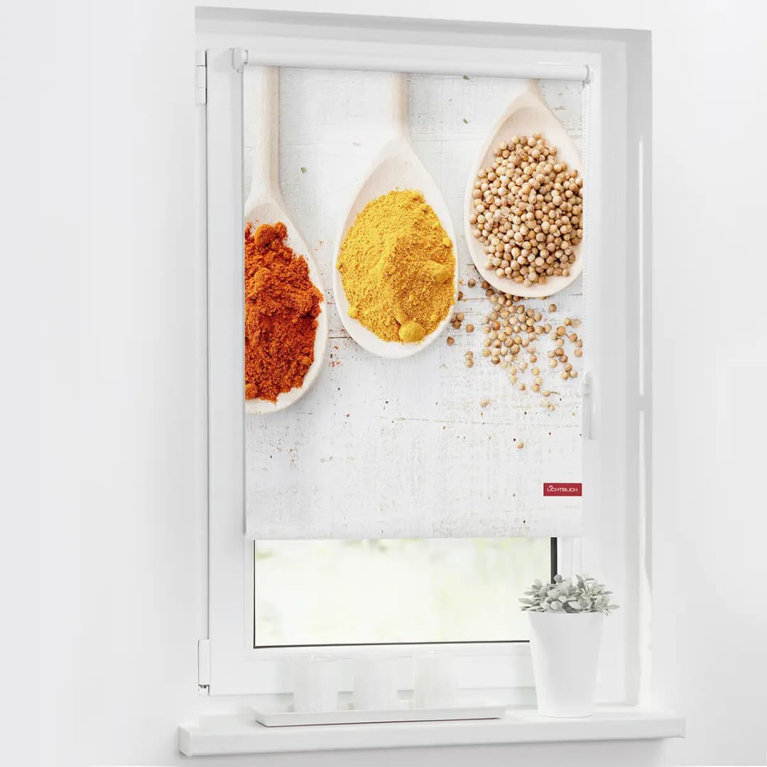 Klemmfix-Rollo Spices | Mehrfarbig