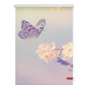 Klemmfix-Rollo Schmetterling | Rot