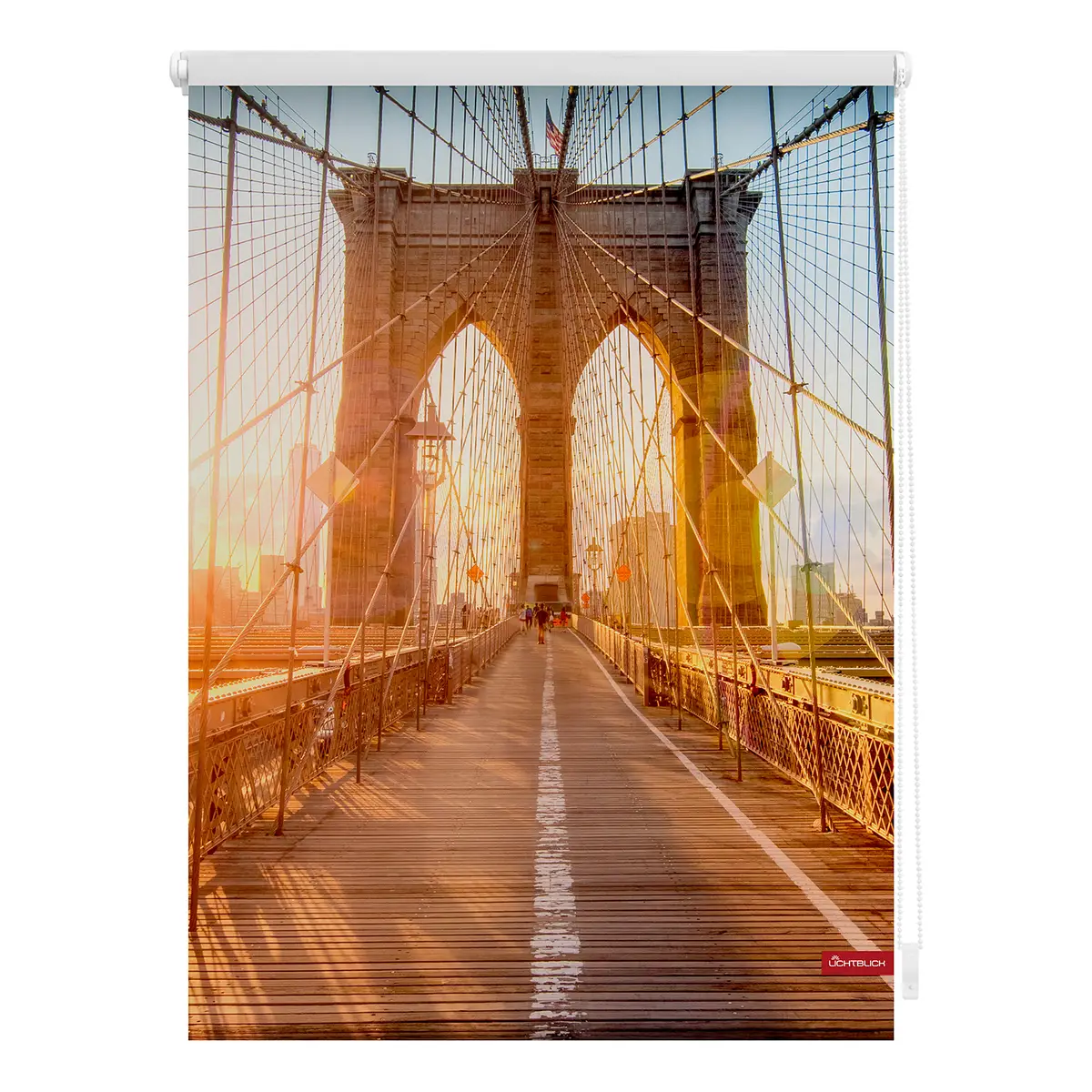 Klemmfix-Rollo Brooklyn Bridge | Mehrfarbig