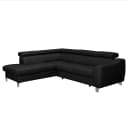 Ecksofa Burnside II | Schwarz