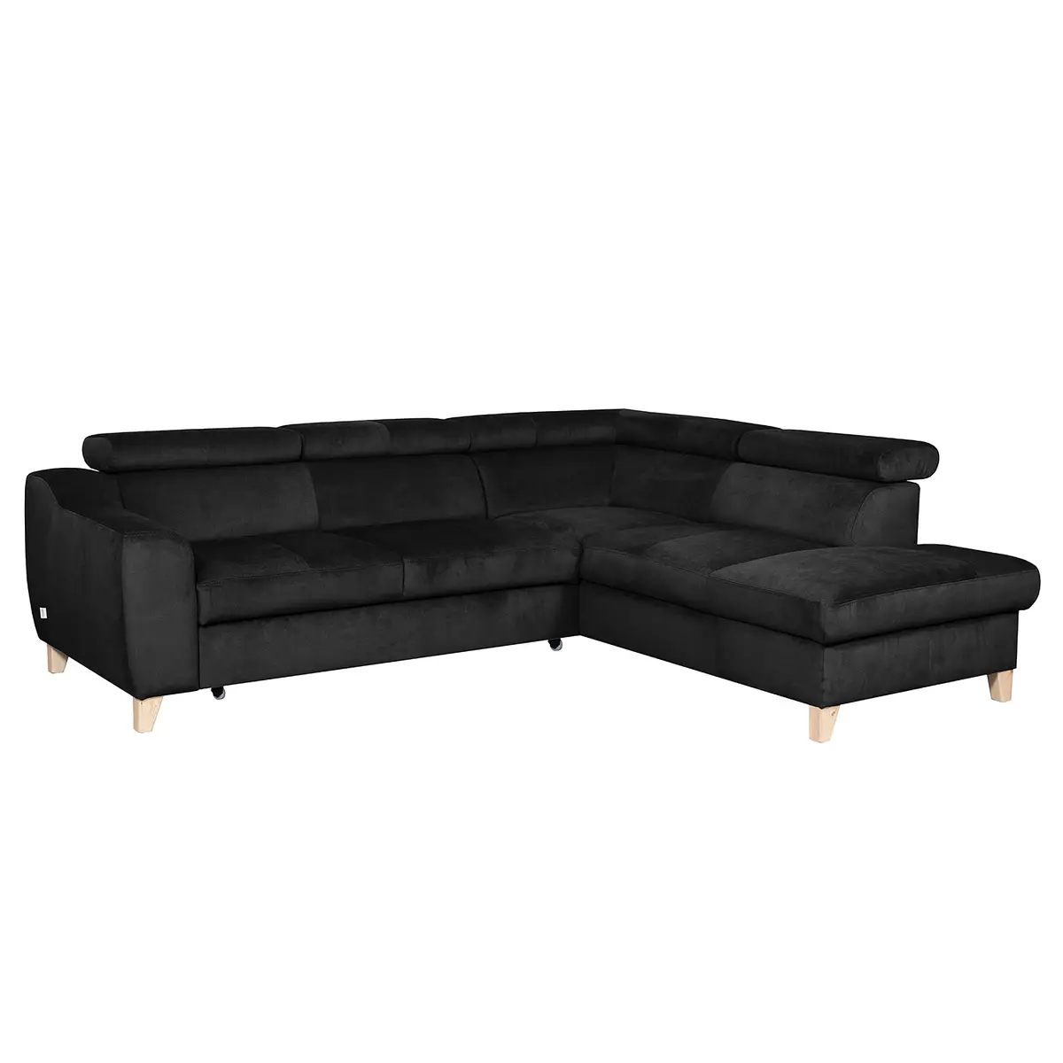 Ecksofa Burnside III | Schwarz