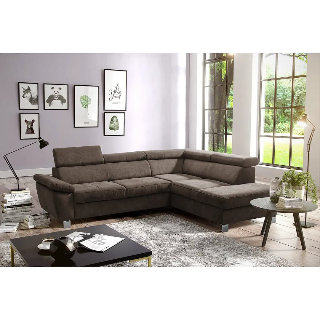 Ecksofa Waal II | Braun