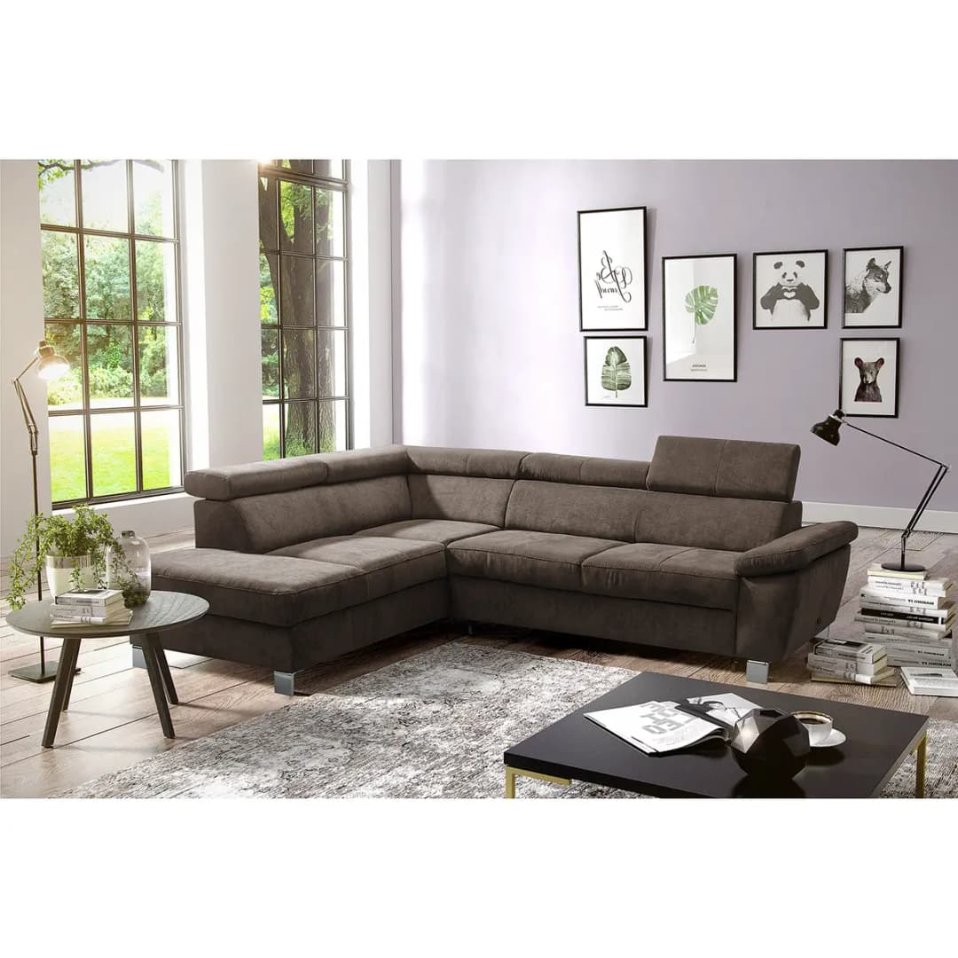 Ecksofa Waal II | Braun
