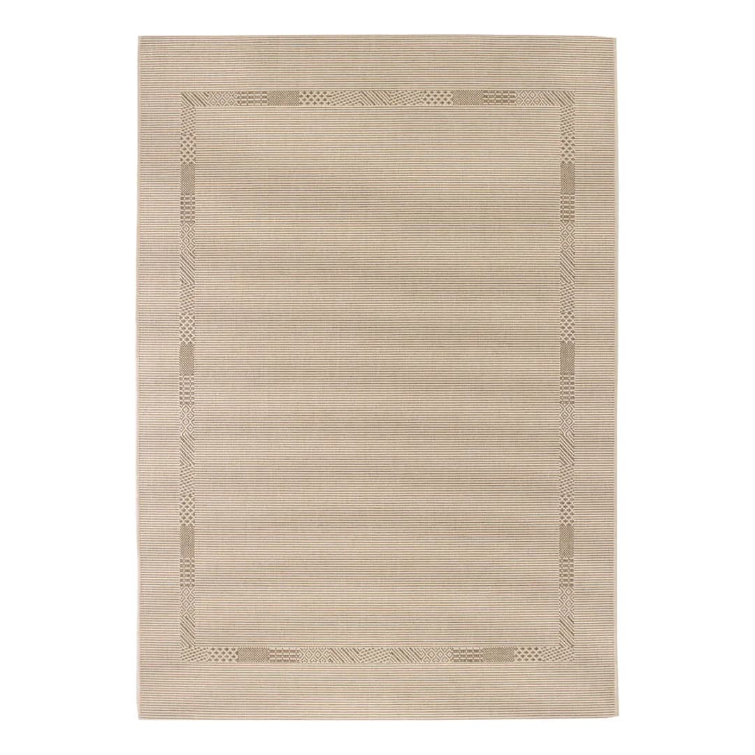 In-/Outdoor Teppich Montana Beige/Beige 160 x 230cm Webstoff