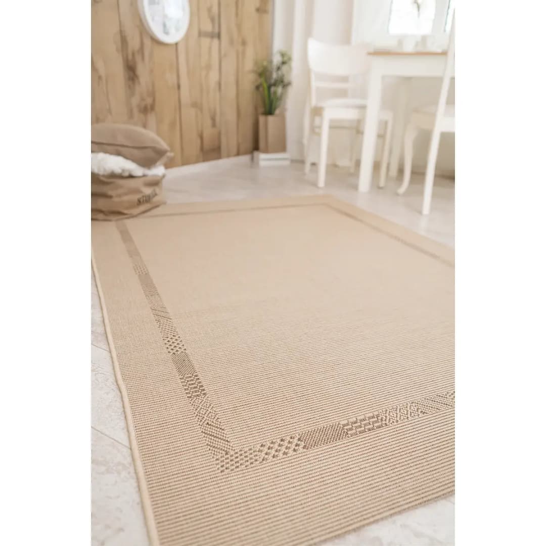 In-/Outdoor Teppich Montana Beige/Beige 160 x 230cm Webstoff