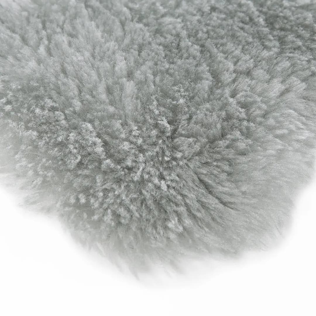 Shaggy Lambskin Teppich | Grau