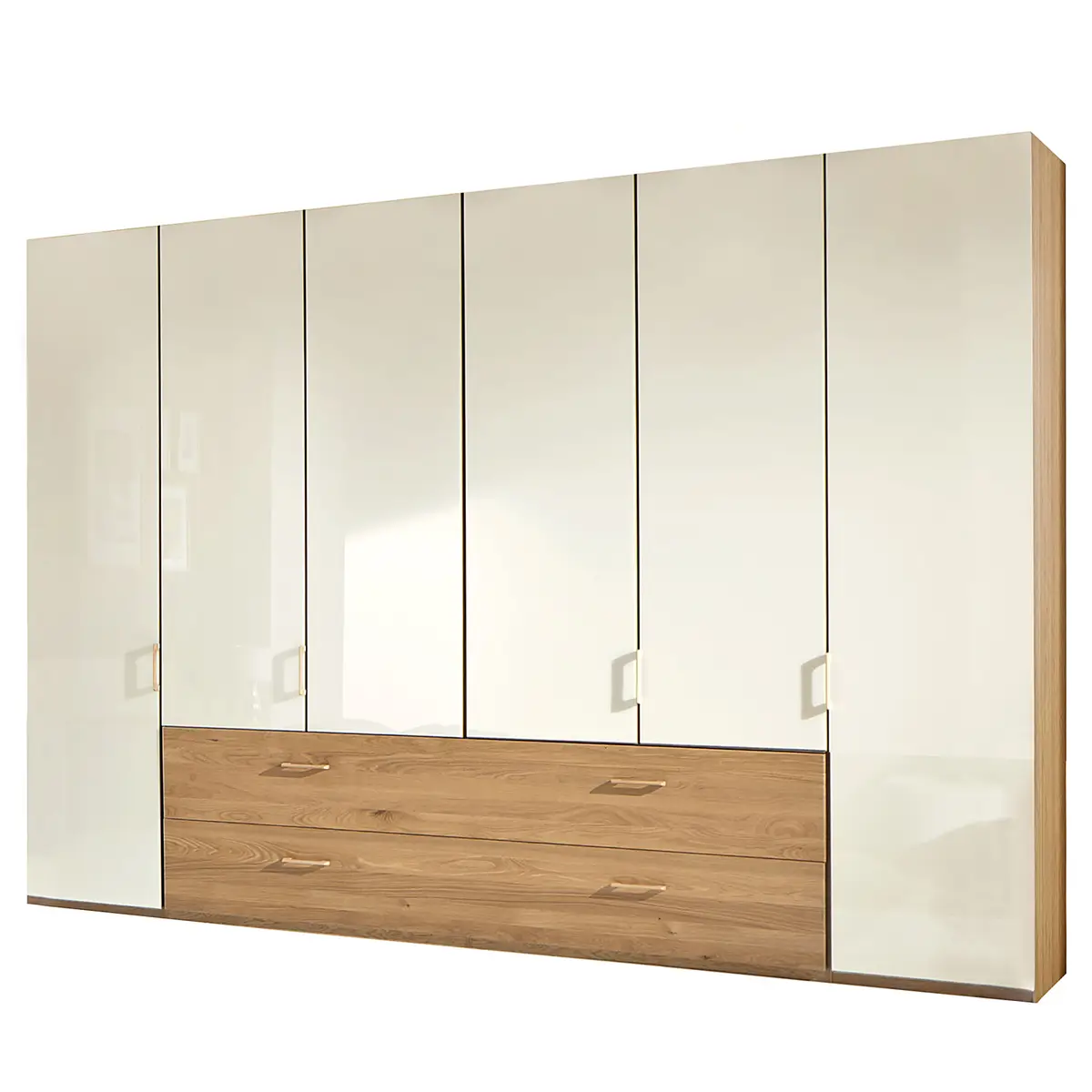 Drehtürenschrank I 216cm Braun | Braun