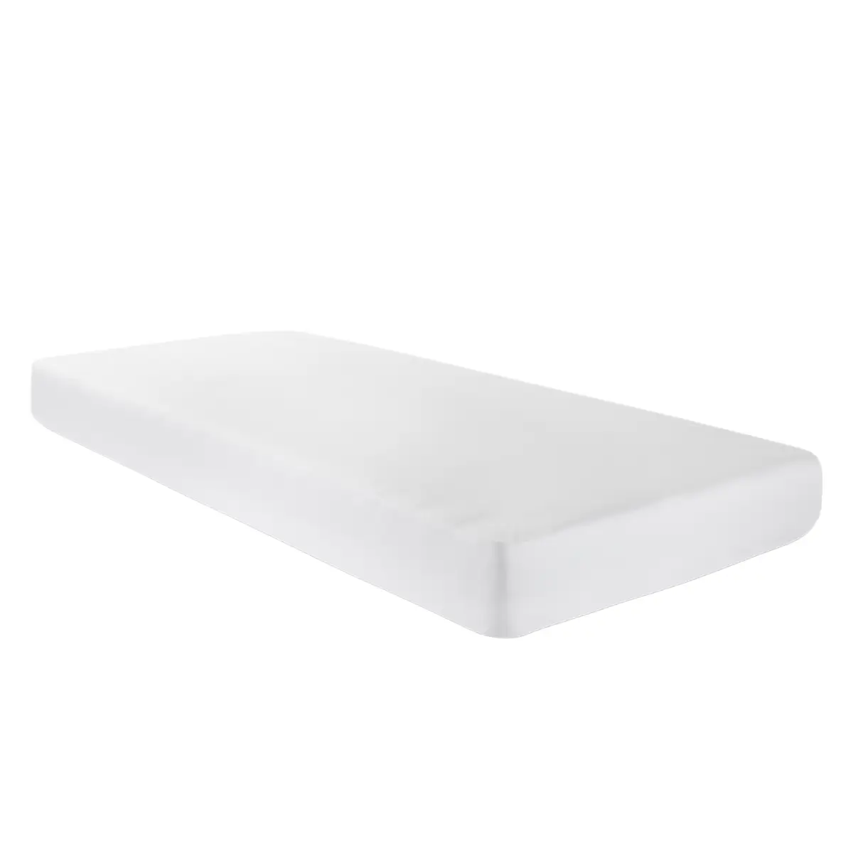 Spannbettlaken Molton Premium 200 x 220cm Weiß | Weiß