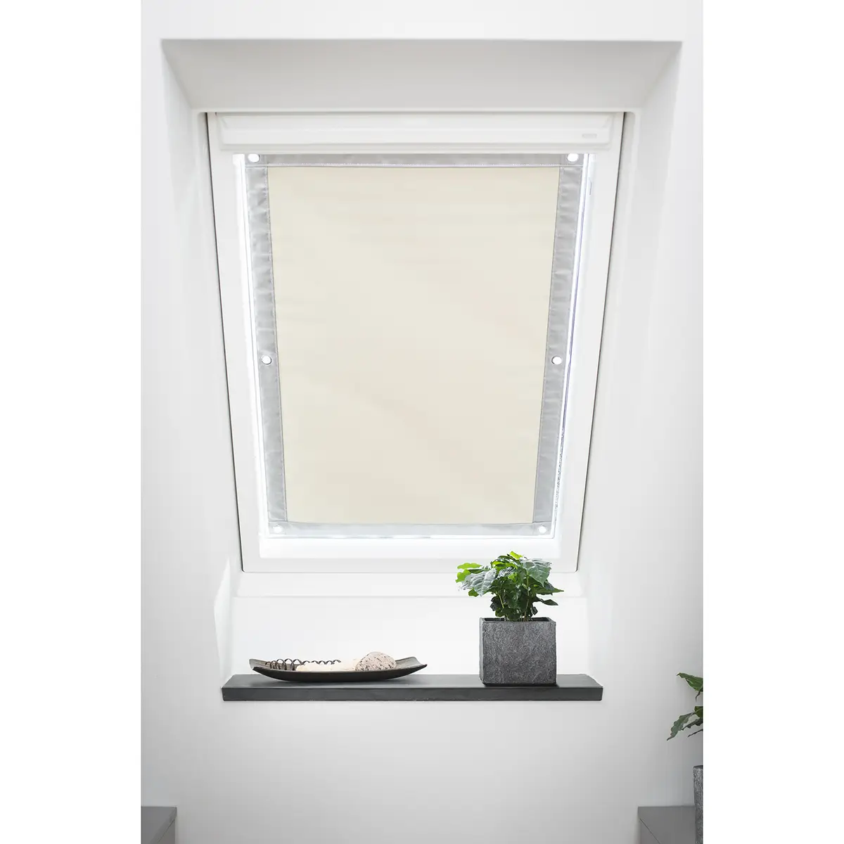 Dachfenster Sonnenschutz Haftfix | Beige