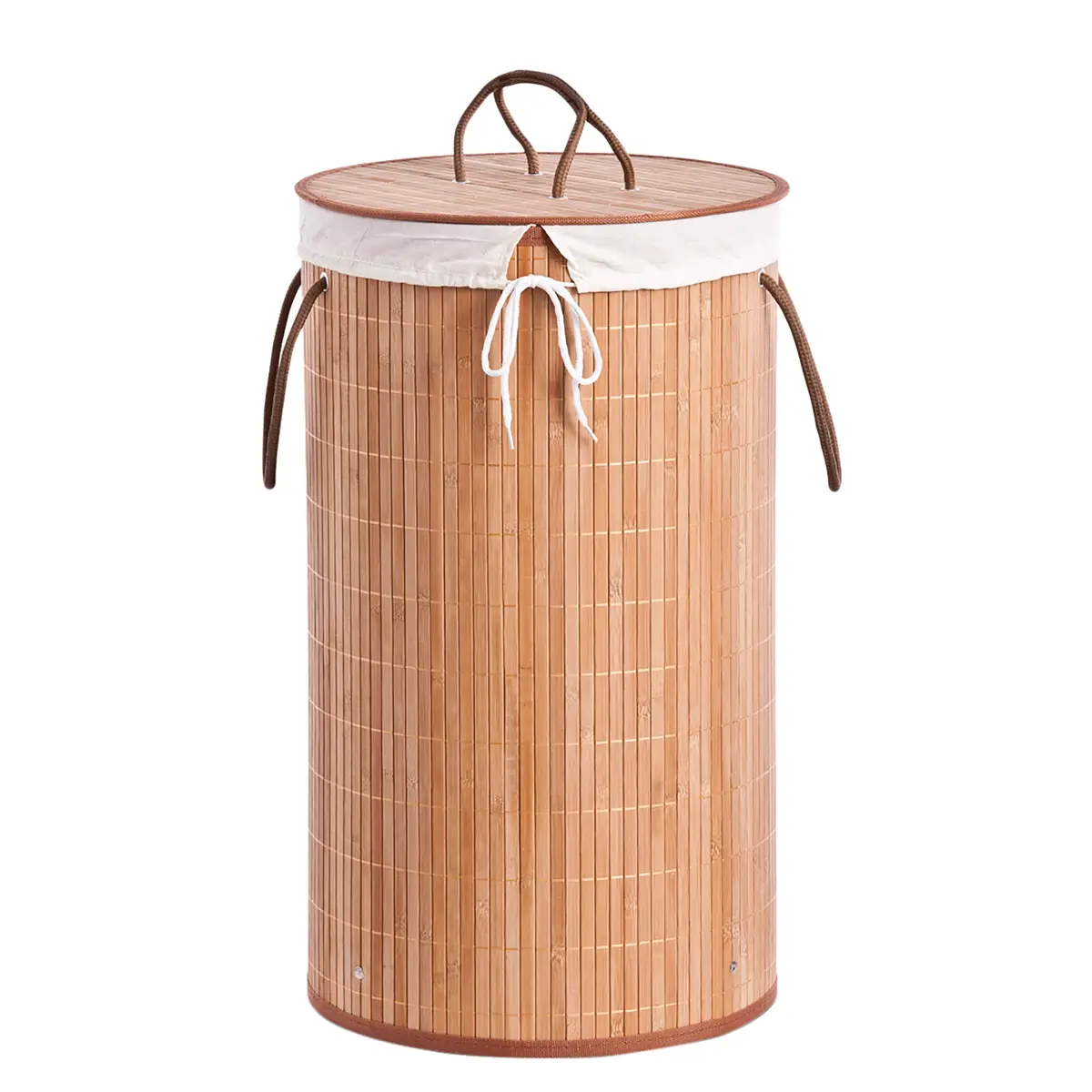Wäschesammler Bamboo | Beige