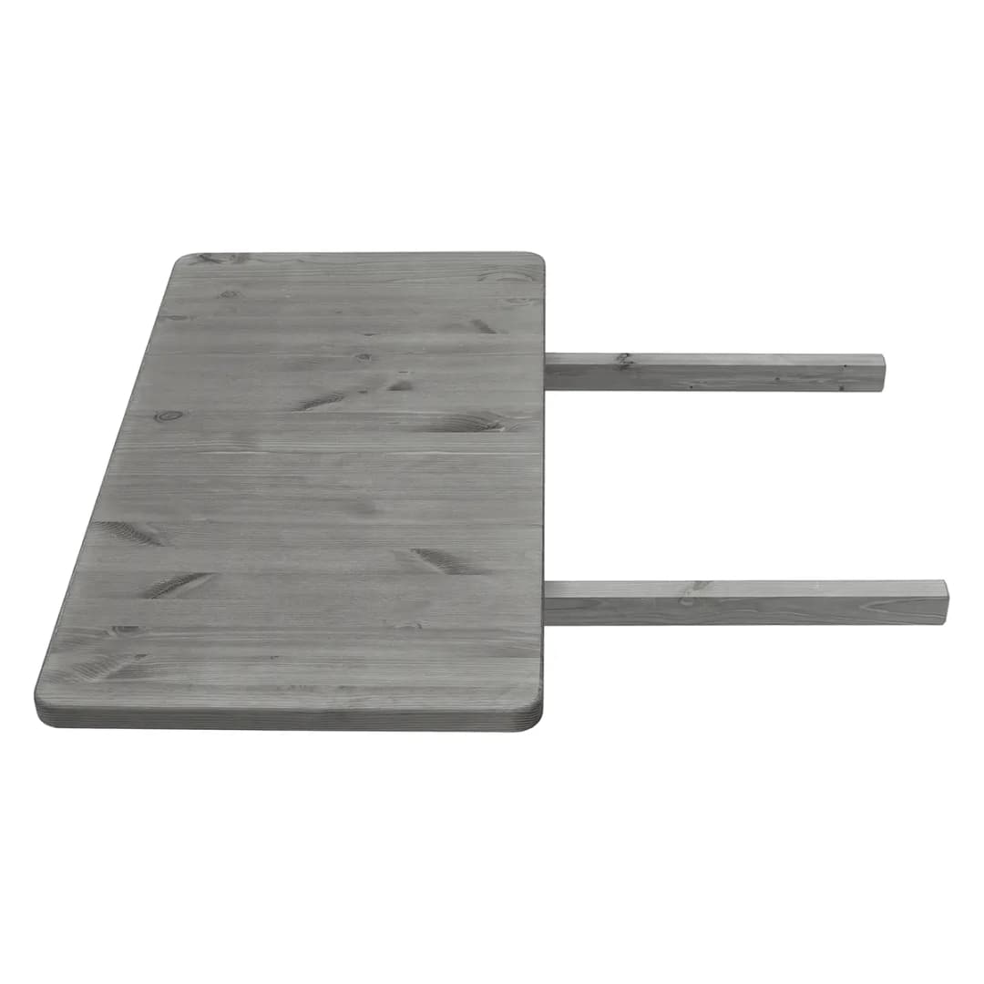 Ansteckplatte 50 x 90cm Grau/Kiefer Grau | Holztöne
