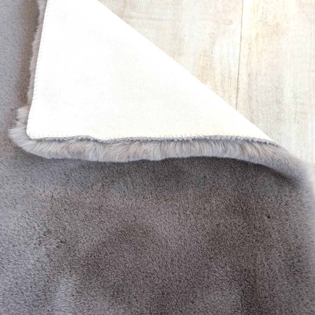 Fellteppich Tender Classic Grau/Fango 80 x 150cm | Grau
