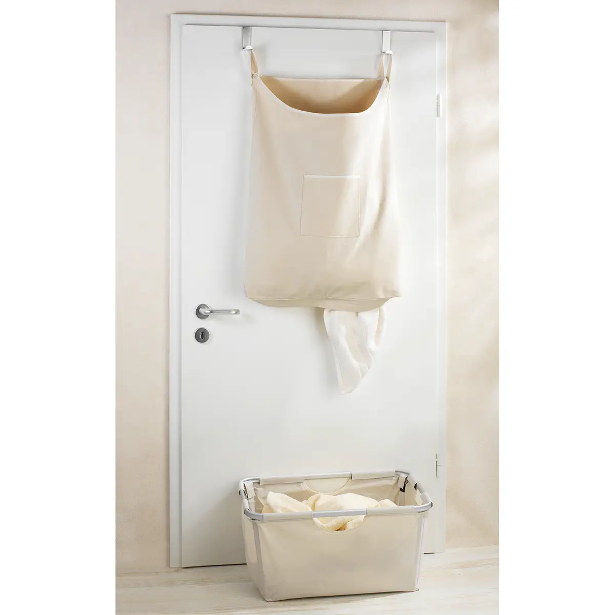Wäschesammler Canguro | Beige
