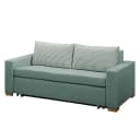 Schlafsofa Basic Grün/Mint Webstoff Sari / Webstoff Habren