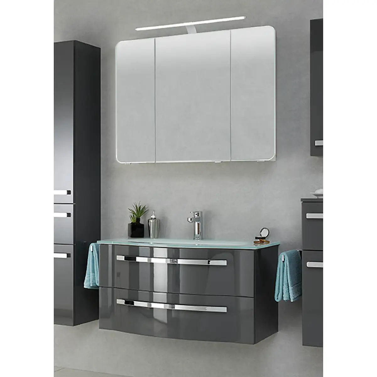 Badezimmerset 4005 VII | Grau