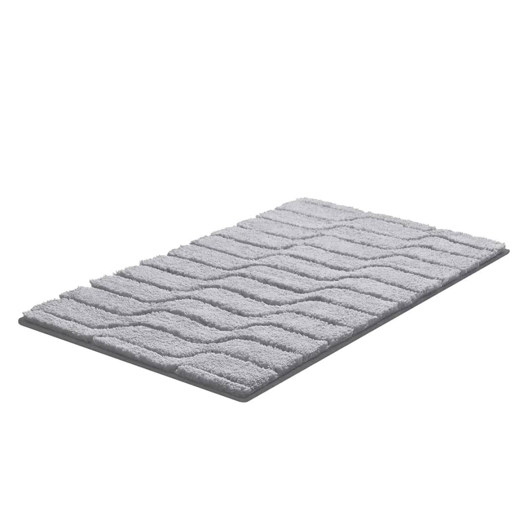 Badematte Vogue 70 x 120cm Grau/Hellgrau | Grau