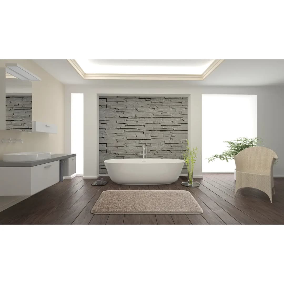Badematte Melange | Braun