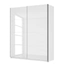Schwebetürenschrank pure gloss | Weiß