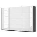Schwebetürenschrank pure gloss | Weiß