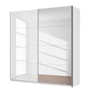Schwebetürenschrank gloss reflect 225 x 236cm Weiß/Hochglanz Weiß 2