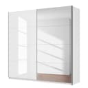 Schwebetürenschrank gloss reflect | Weiß