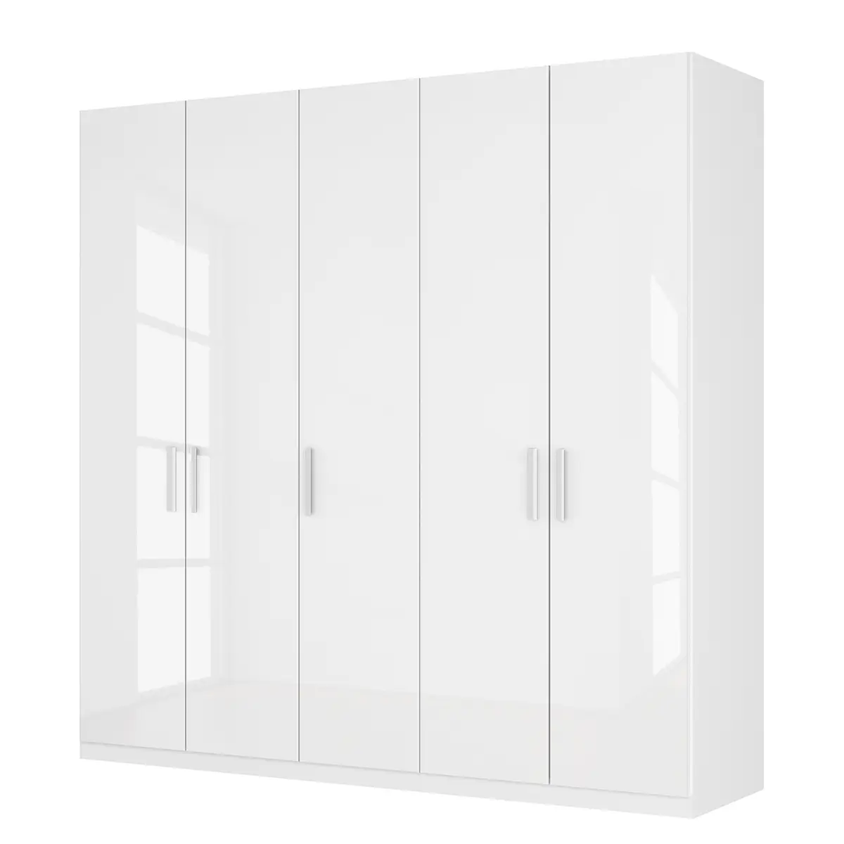 Drehtürenschrank pure gloss | Weiß