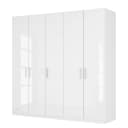 Drehtürenschrank pure gloss | Weiß