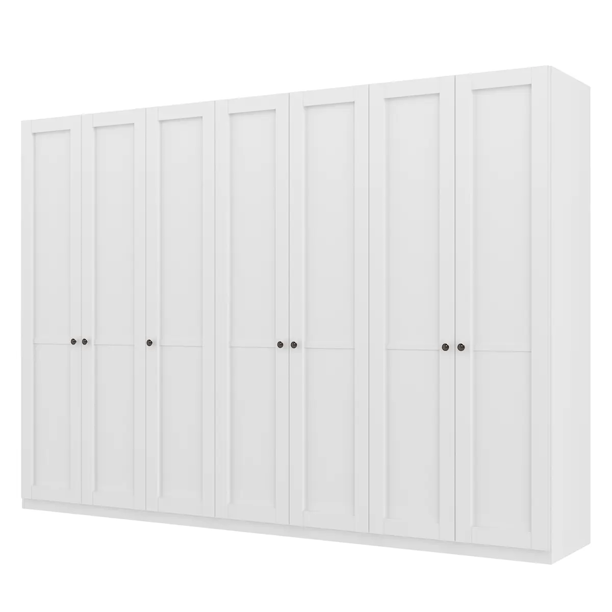 Drehtürenschrank country | Weiß