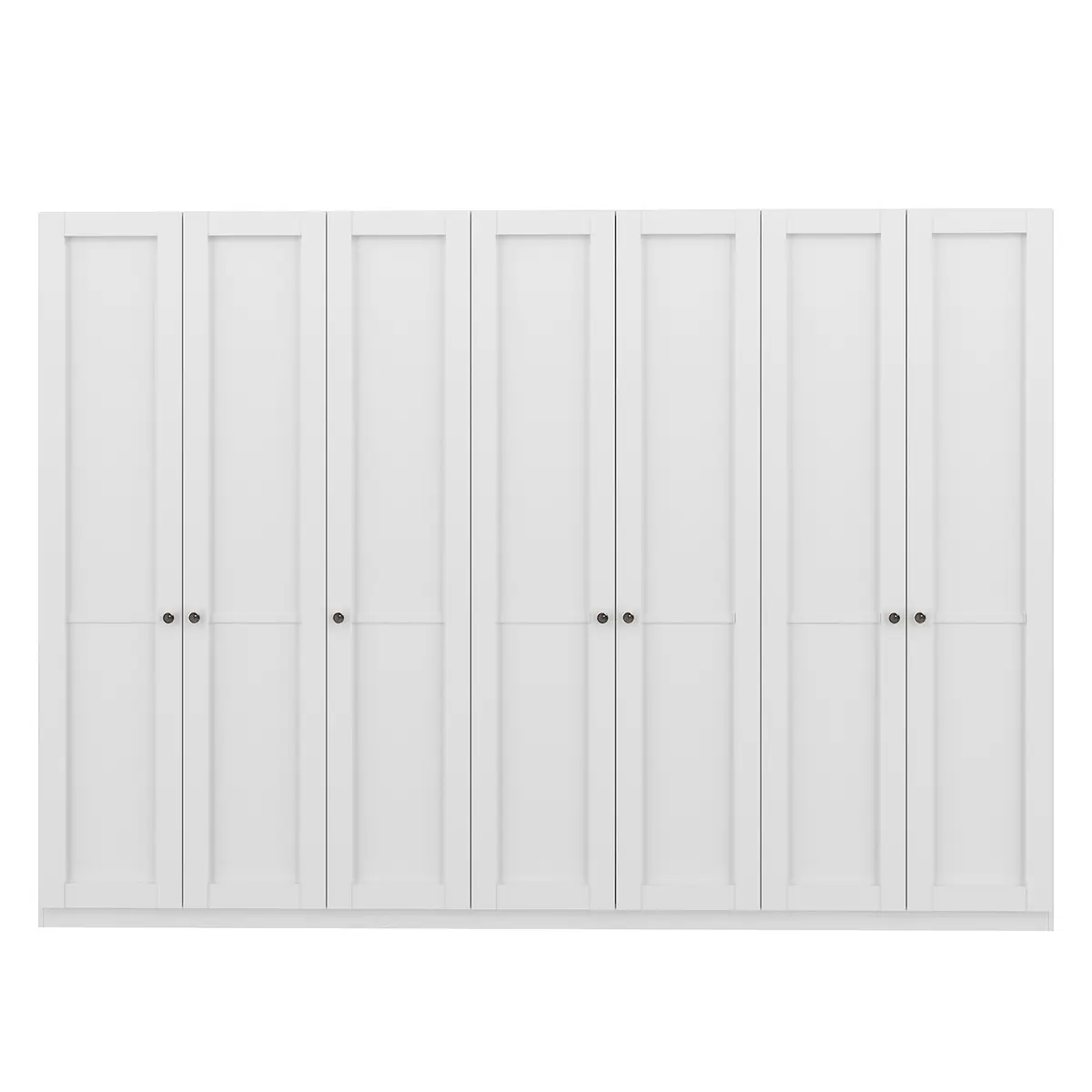 Drehtürenschrank country | Weiß