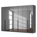 Drehtürenschrank reflect+ 315 x 222cm Schwarz/Grauspiegel Basic