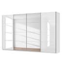 Schwebetürenschrank gloss reflect | Weiß