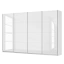 Schwebetürenschrank pure gloss | Weiß