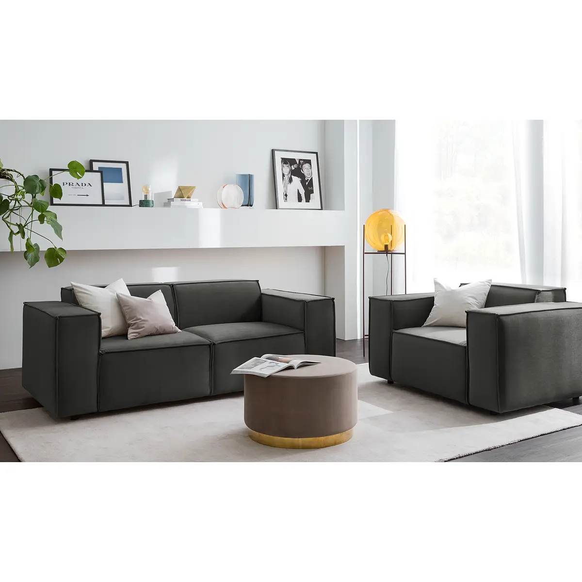 2-Sitzer Sofa Shyla | Grün