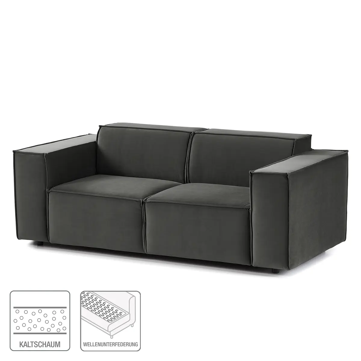 2-Sitzer Sofa Shyla | Grün