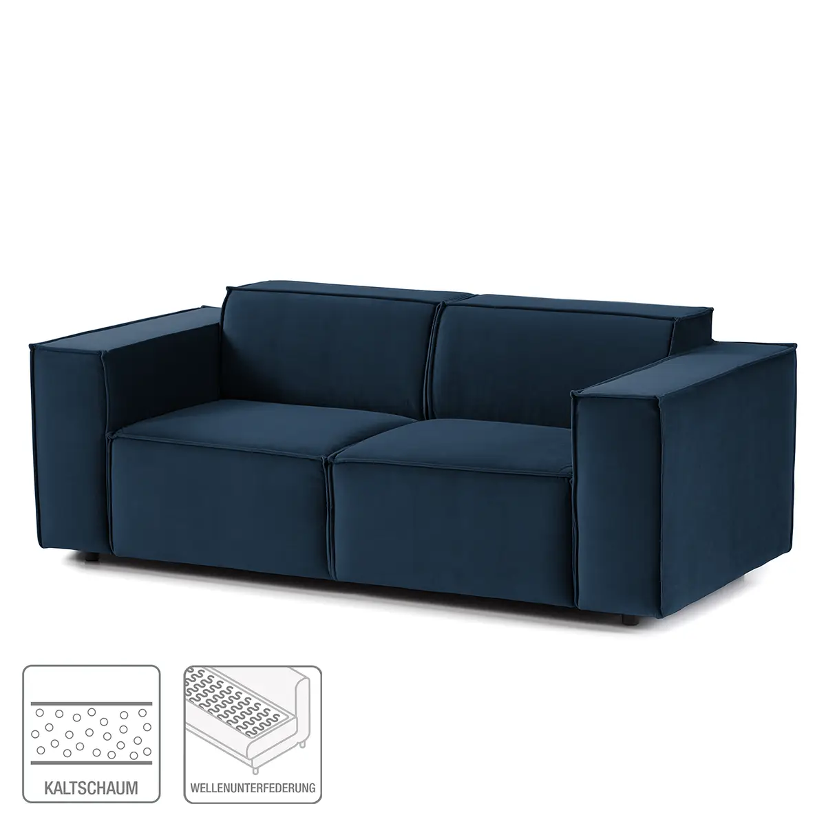 2-Sitzer Sofa Shyla | Blau
