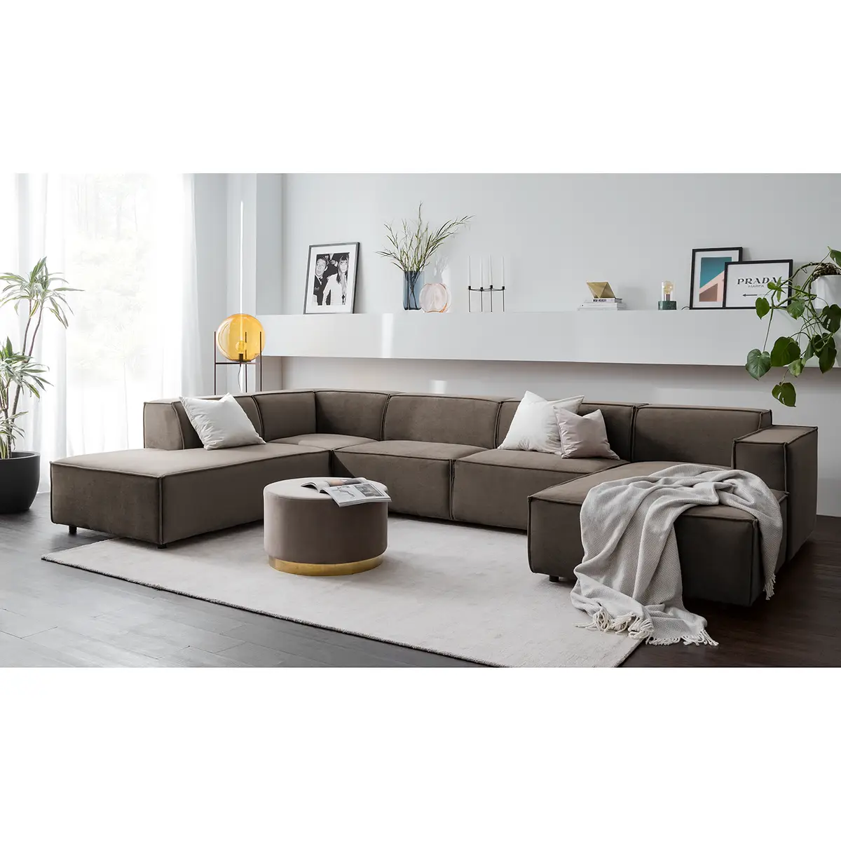 Wohnlandschaft Shyla | Braun