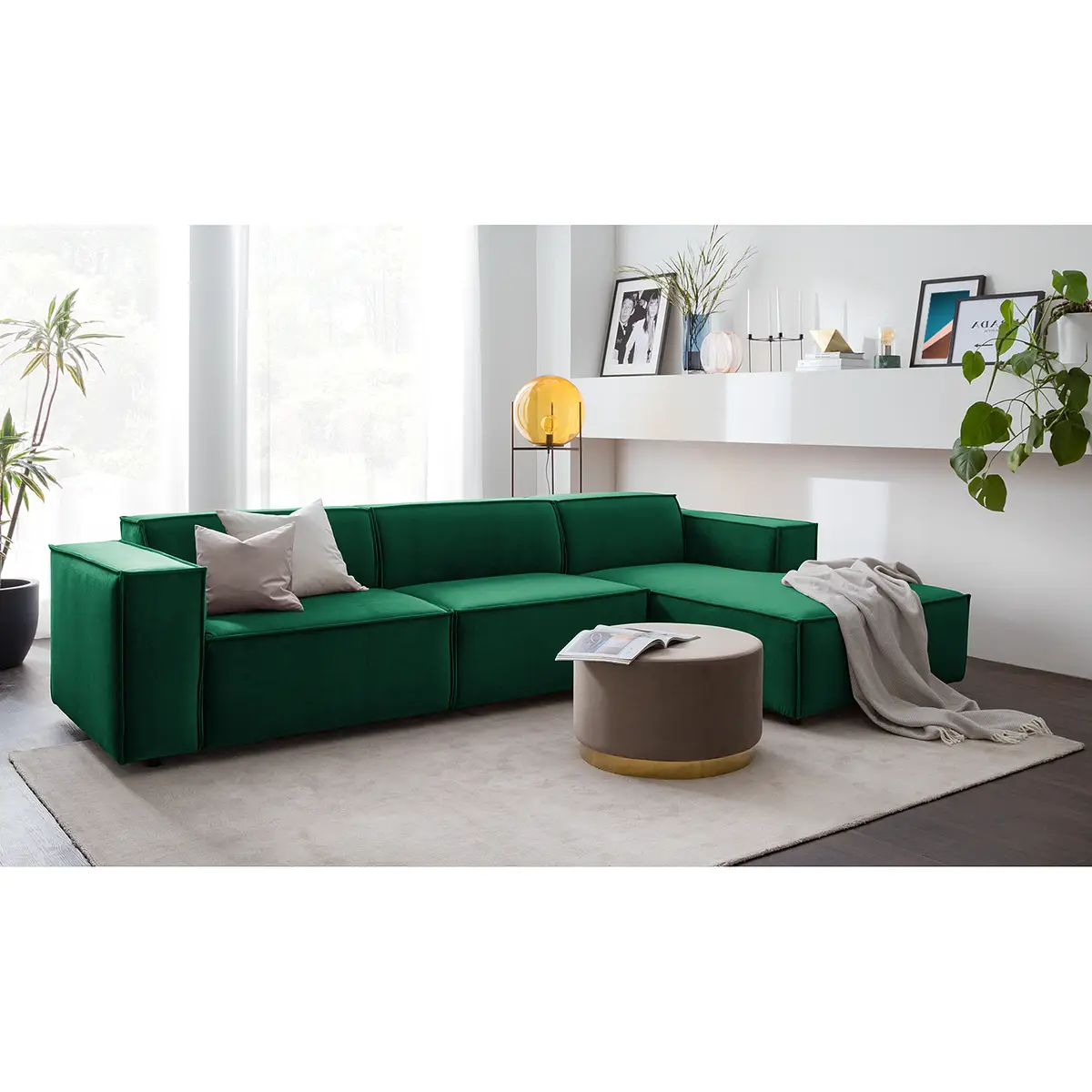 Ecksofa Shyla | Grün