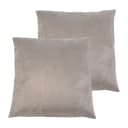 Kissenbezug Alcatraz 2er-Set Grau/Cubanit 60 x 60cm Kunstfaser | Grau