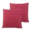 Kissenbezug Dallas 2er-Set Pink/Himbeere 50 x 50cm | Rosa