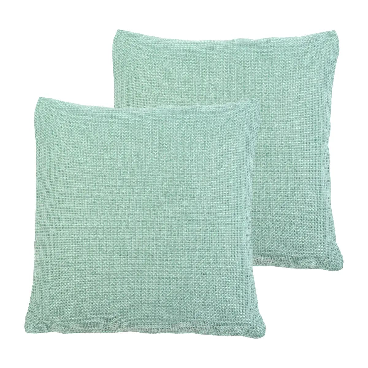 Kissenbezug Dallas 2er-Set Grün/Mintgrün 50 x 50cm Kunstfaser | Grün