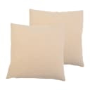 Kissenbezug Milano 2er-Set Beige 40 x 40cm | Beige