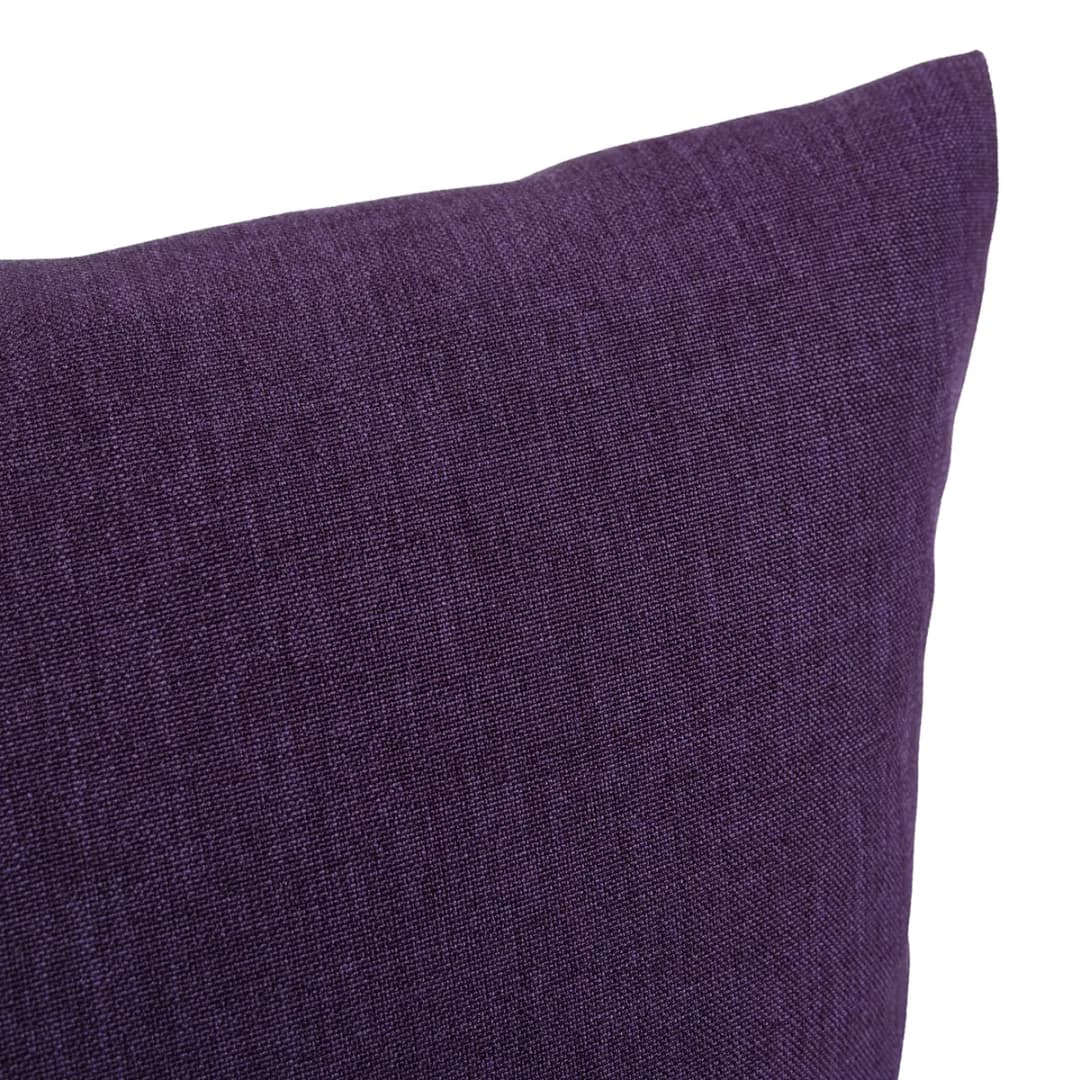 Kissenbezug Milano 2er-Set Violett/Dunkellila 40 x 40cm Kunstfaser