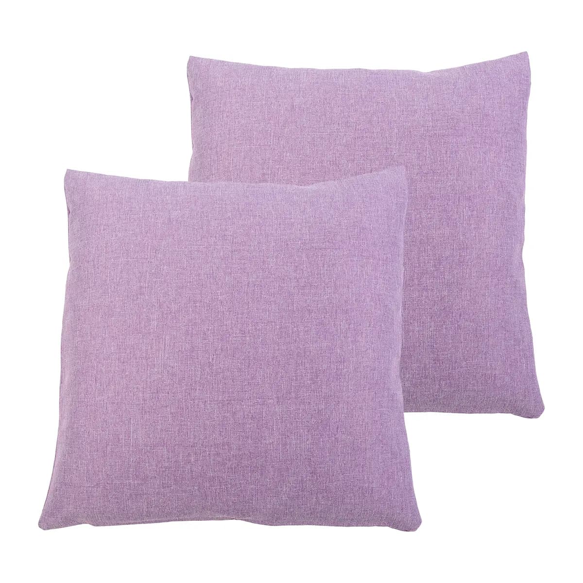 Kissenbezug Milano 2er-Set Violett/Flieder 50 x 50cm | Lila