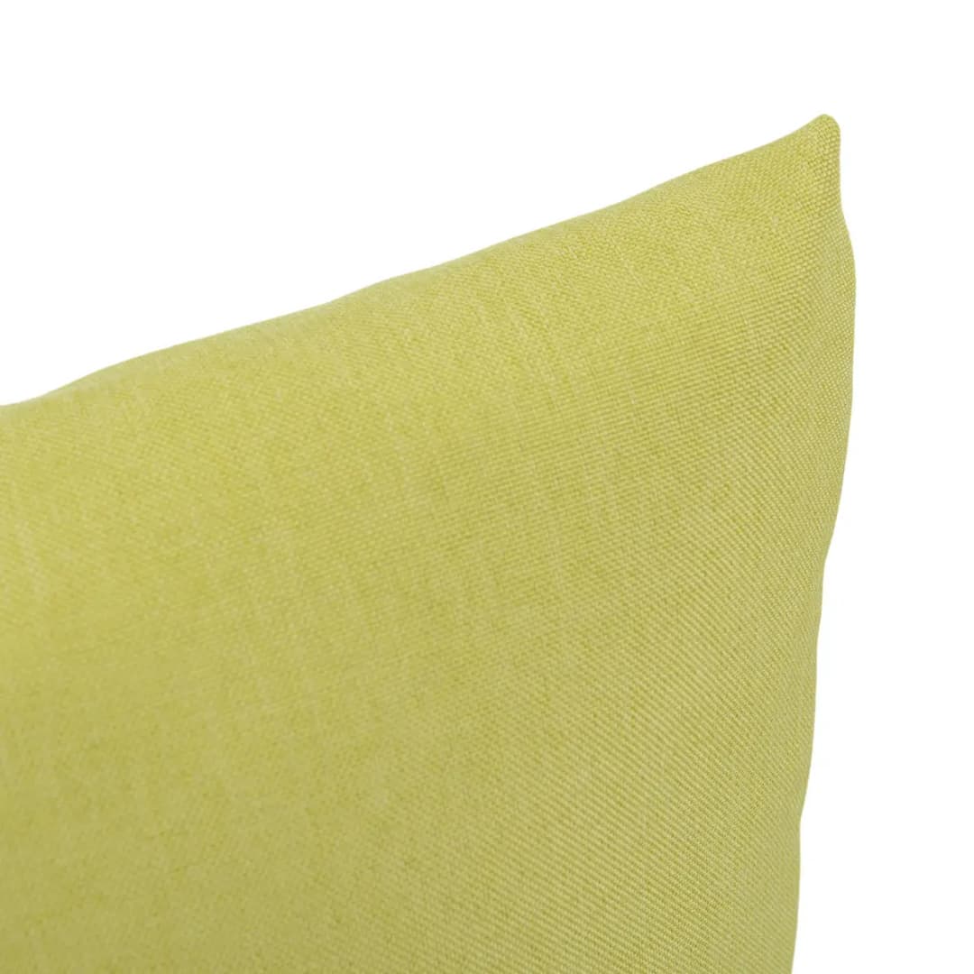 Kissenbezug Milano 2er-Set Grün/Currygelb 50 x 50cm Kunstfaser