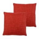 Kissenbezug Dallas 2er-Set Rot 40x40cm | Rot