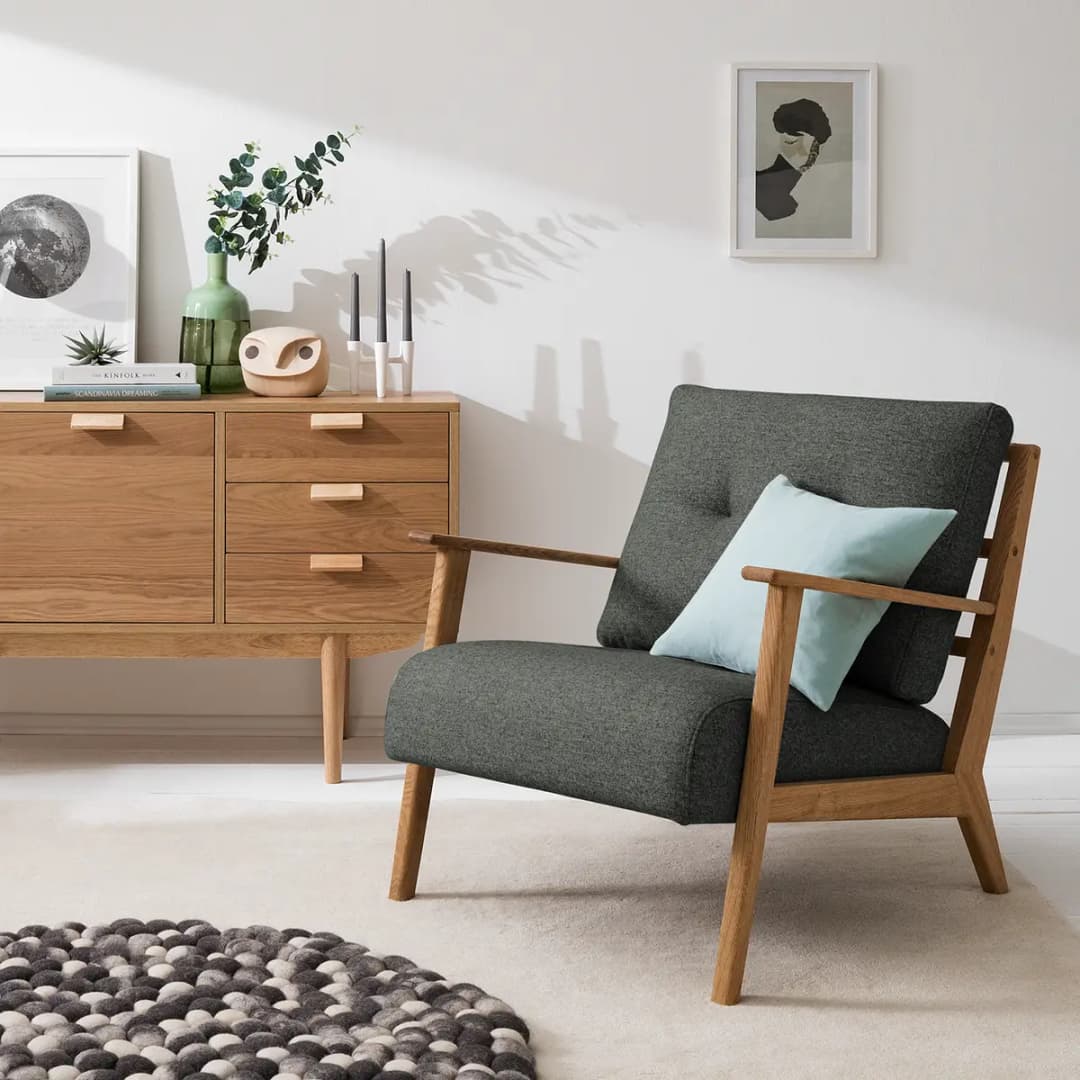 Sessel Inze | Grau