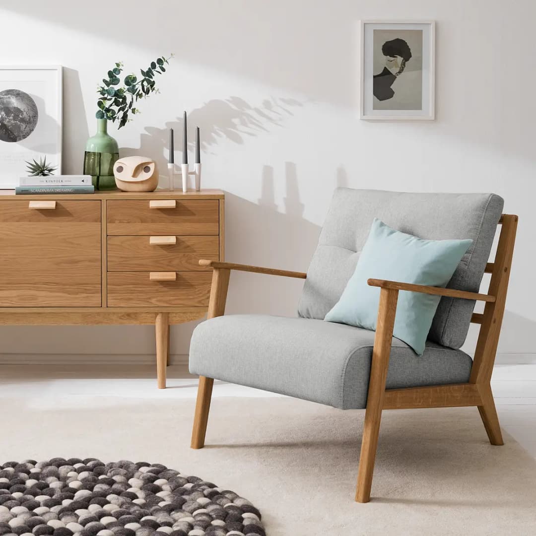 Sessel Saia | Grau