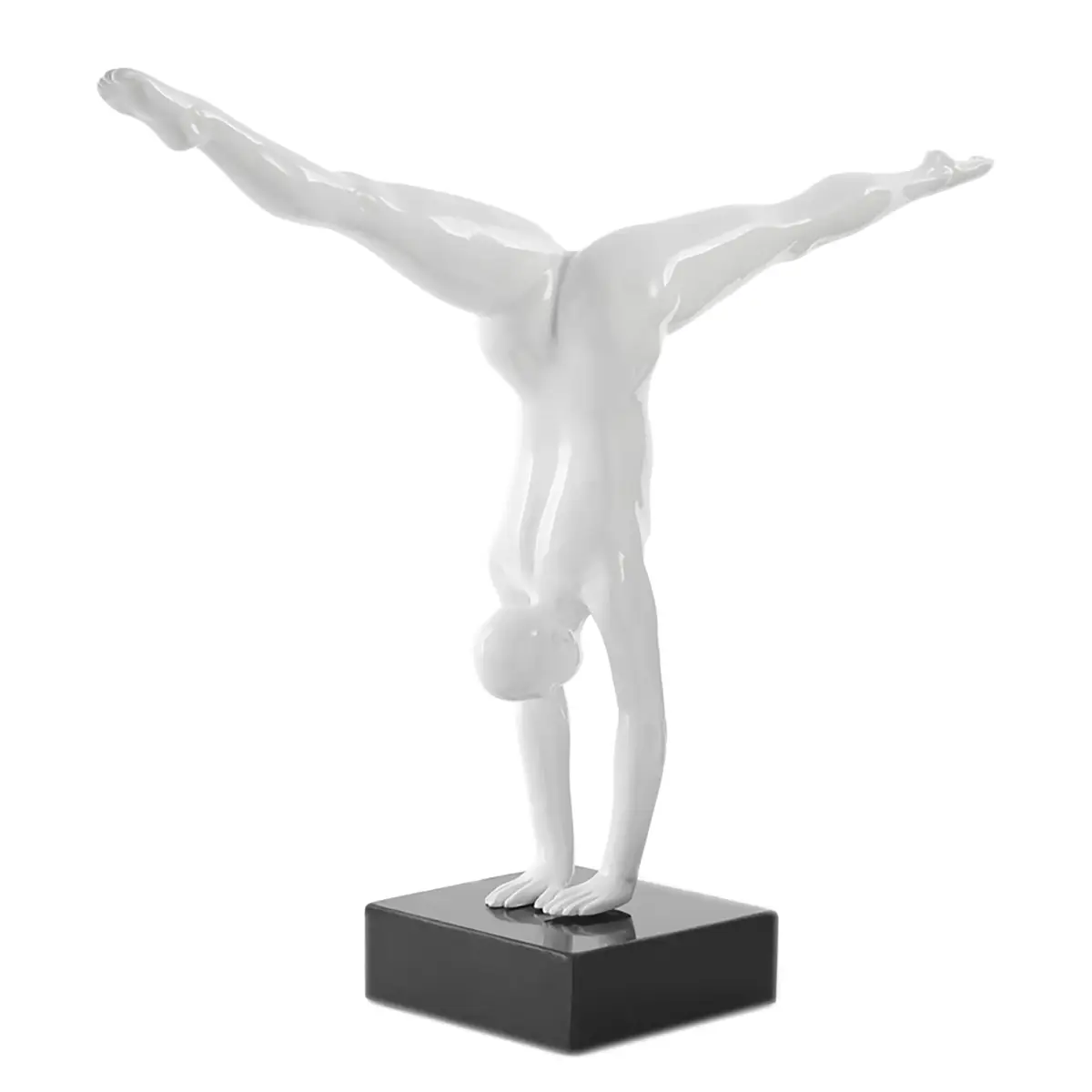 Dekofigur Athlete | Weiß